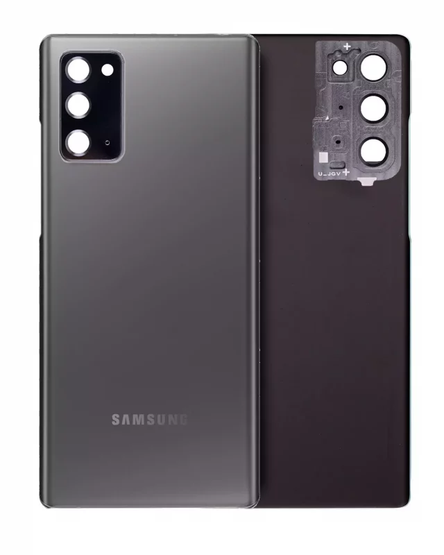 Capac Spate Sticla Samsung Galaxy Note 20 Service Pack Original (Mystic Gray)