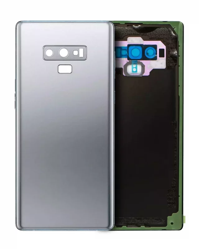 Capac Spate Sticla Samsung Galaxy Note 9 Service Pack Original (Cloud Silver)