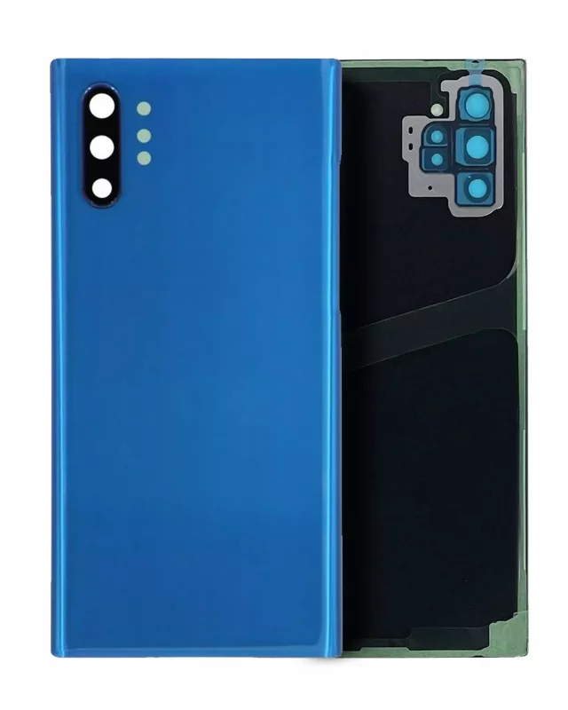 Capac Spate Sticla Samsung Galaxy Note 10 Plus Service Pack Original (Aura Blue)