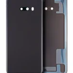 Capac Spate Sticla Cu Lentila Camera LG G8X ThinQ (Aurora Black)