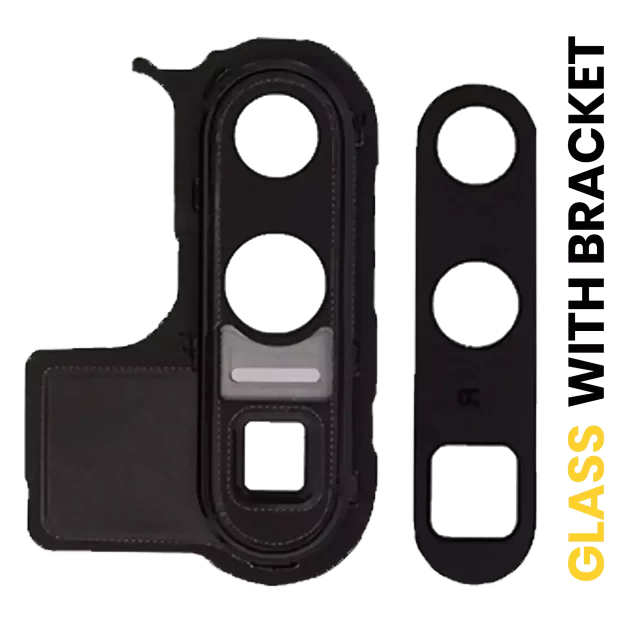 Lentila camera spate Huawei P30 Pro cu bracket fixare (Black)