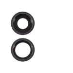 Lentila Camera Spate Cu Suport Si Rama iPhone 11 ( 2 Piece) Premium (Black) – imaginea 2