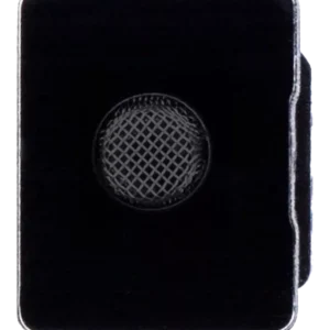Suport Metalic Buton Power Si Blit cu Microfon Mesh Telefon iPhone 11 (Black) (10 Pack)