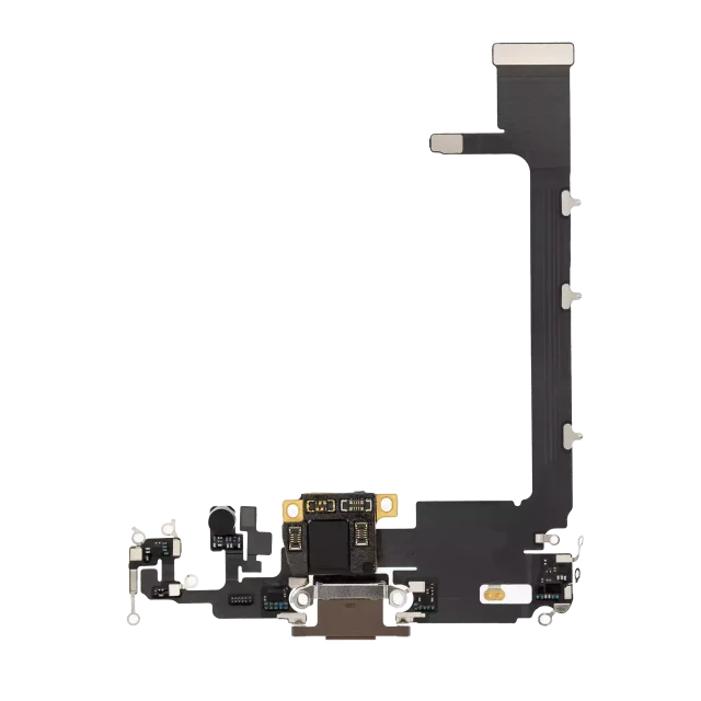 Cablu Flex Port Incarcare Cu Placa iPhone 11 Pro Max Premium (Gold)