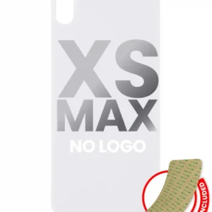 Capac Spate Sticla iPhone XS Max (No Logo) (Silver)