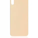 Capac Spate Sticla iPhone XS Max (No Logo) (Gold) – imaginea 3
