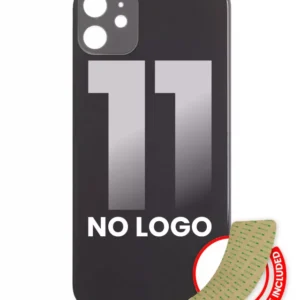 Capac Spate Sticla iPhone 11 (No Logo) (Black)