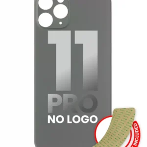 Capac Spate Sticla iPhone 11 Pro (No Logo) (Midnight Green)