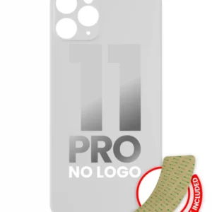Capac Spate Sticla iPhone 11 Pro (No Logo) (Silver)