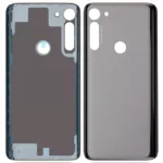 Capac Spate Sticla Motorola Moto G8 Power (Smoke Black) – imaginea 2