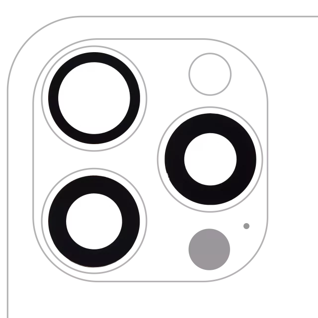 Sticla Camera Spate Cu Adeziv iPhone 15 Pro Max (3 Piece Set) AMPlus (10 Pack)
