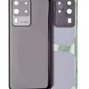 Capac Spate Sticla Samsung Galaxy S20 Ultra 5G AMPlus (No Logo) (Cosmic Black)