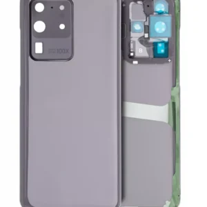 Capac Spate Sticla Samsung Galaxy S20 Ultra 5G AMPlus (No Logo) (Cosmic Gray)