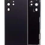 Capac Spate Sticla Samsung Galaxy S22 Ultra 5G AMPlus (No Logo) (Phantom Black)