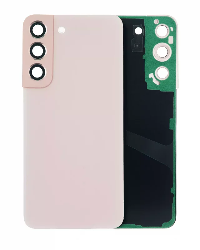 Capac Spate Sticla Samsung Galaxy S22 5G AMPlus (No Logo) (Pink Gold)