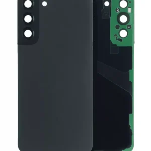 Capac Spate Sticla Samsung Galaxy S22 Plus 5G AMPlus (No Logo) (Phantom Black)