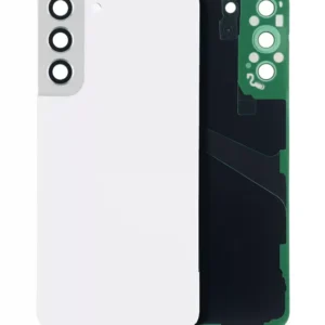 Capac Spate Sticla Samsung Galaxy S22 Plus 5G AMPlus (No Logo) (White)