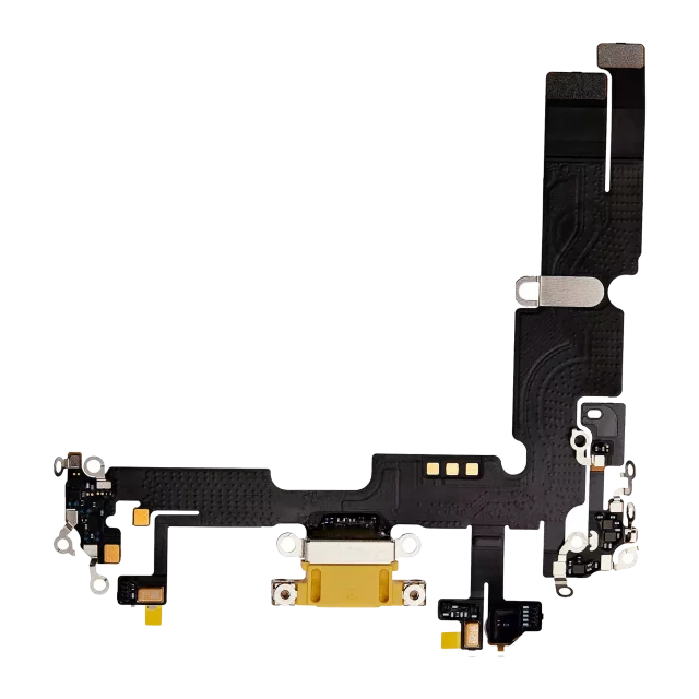Cablu Flex Port Incarcare Cu Placa iPhone 14 Plus Premium (Yellow)