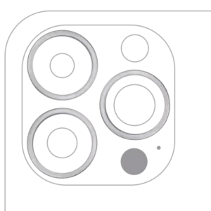 Inel Protectie Camera Spate Telefon iPhone 13 Pro / 13 Pro Max (Graphite) (3 Piece Set)