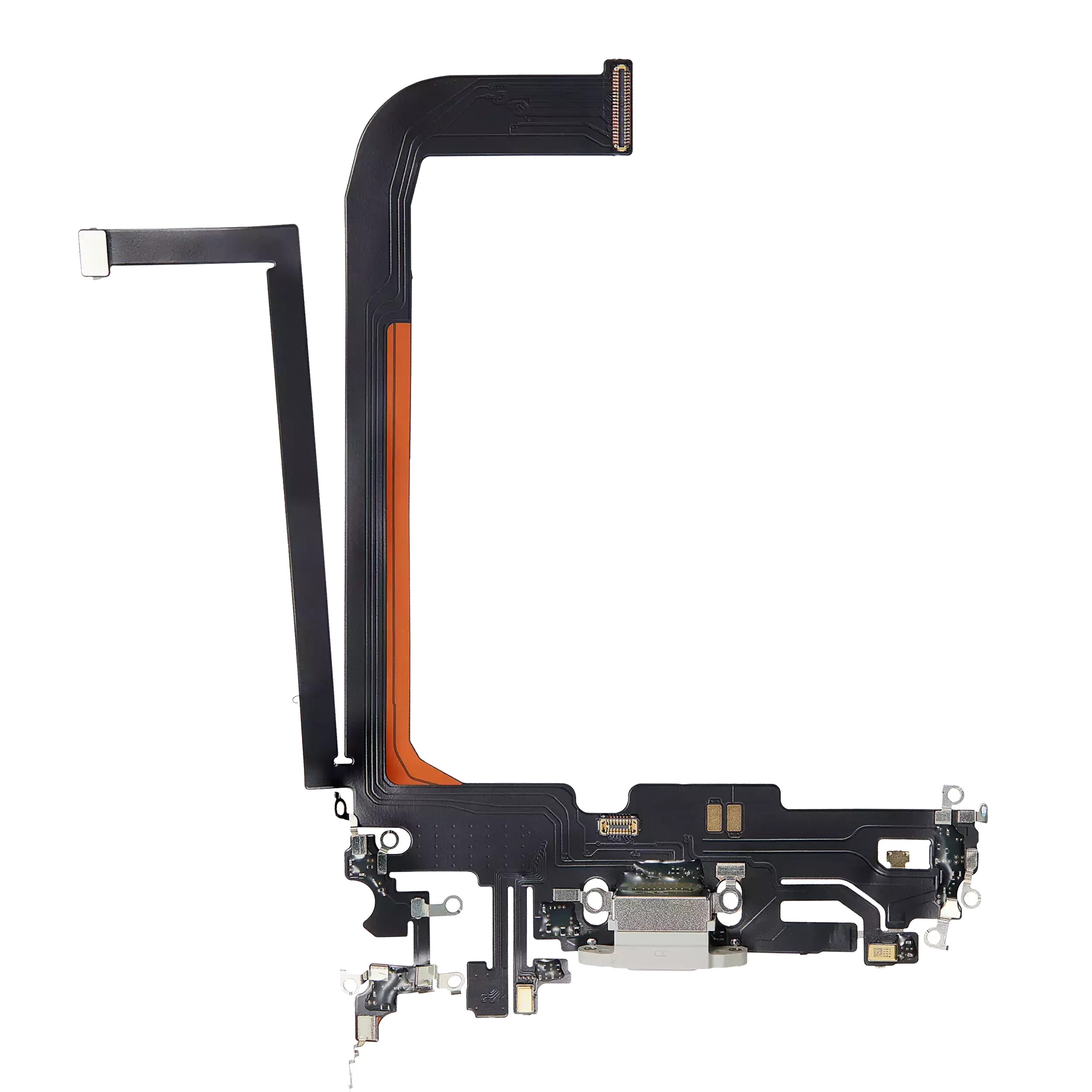 Cablu Flex Port Incarcare Cu Placa iPhone 13 Pro Max AMPlus (Silver)