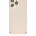 Capac Spate Sticla iPhone 13 Pro AMPlus (No Logo) (Gold) – imaginea 3