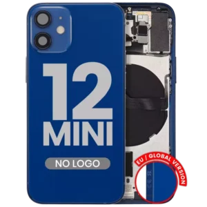 Carcasa Spate iPhone 12 Mini AMPlus (No Logo) (Blue)