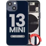 Capac Spate Sticla iPhone 13 Mini AMPlus (No Logo) (Midnight)