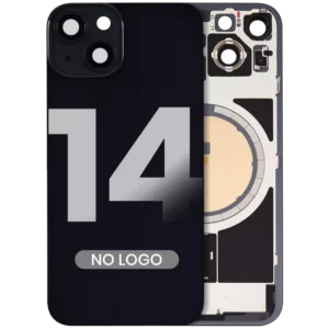 Capac Spate Sticla iPhone 14 Aftermarket (No Logo) (Midnight)