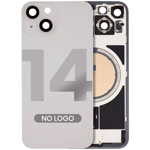 Capac Spate Sticla iPhone 14 Aftermarket (No Logo) (Staright)