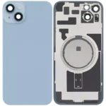 Capac Spate Sticla iPhone 14 Plus Aftermarket (No Logo) (Blue) – imaginea 2
