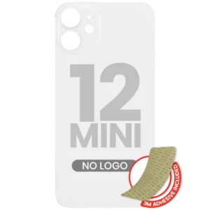 Capac Spate Sticla iPhone 12 Mini (No Logo) (White)