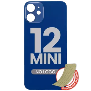 Capac Spate Sticla iPhone 12 Mini (No Logo) (Blue)