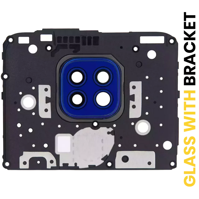 Lentila Camera Spate Cu Suport Fixare Motorola Moto G9 Play (XT2083 / 2020) (Blue)