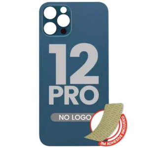Capac Spate Sticla iPhone 12 Pro (No Logo) (Pacific Blue)