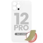 Capac Spate Sticla iPhone 12 Pro (No Logo) (Silver)
