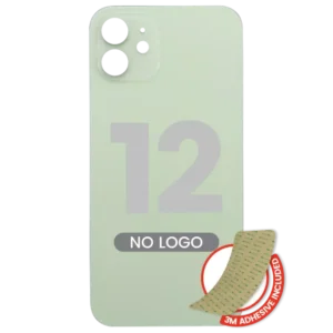 Capac Spate Sticla iPhone 12 (No Logo) (Green)