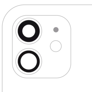 Sticla Camera Spate Cu Adeziv iPhone 12 / 12 Mini (2 Piece Set) AMPlus (10 Pack)