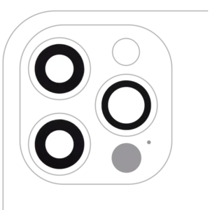 Sticla Camera Spate Cu Adeziv iPhone 12 Pro (3 Piece Set) Premium