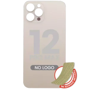 Capac Spate Sticla iPhone 12 Pro Max (No Logo) (Gold)