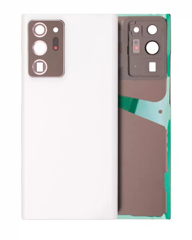 Capac Spate Sticla Samsung Galaxy Note 20 Ultra AMPlus (No Logo) (White)