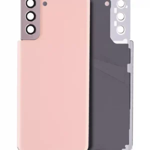 Capac Spate Sticla Samsung Galaxy S21 Plus AMPlus (No Logo) (Phantom Pink)