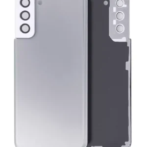 Capac Spate Sticla Samsung Galaxy S21 Plus AMPlus (No Logo) (Phantom Silver)