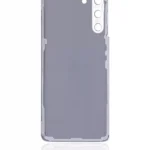 Capac Spate Sticla Samsung Galaxy Galaxy S21 5G AMPlus (Fara Logo) (Phantom White) – imaginea 3
