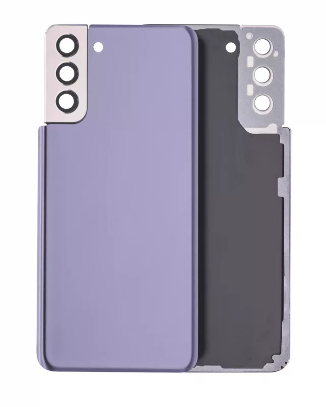 Capac Spate Sticla Samsung Galaxy S21 Plus Service Pack Original (Phantom Violet)