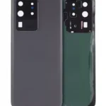 Capac Spate Sticla Samsung Galaxy S20 Ultra Service Pack Original (Cosmic Gray)