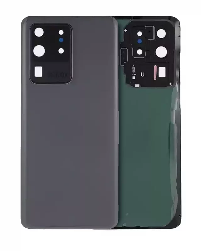 Capac Spate Sticla Samsung Galaxy S20 Ultra Service Pack Original (Cosmic Gray)