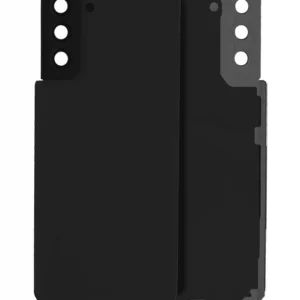Capac Spate Sticla Samsung Galaxy S21 Plus AMPlus (No Logo) (Phantom Black)