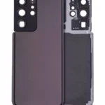 Capac Spate Sticla Samsung Galaxy S21 Ultra AMPlus (No Logo) (Phantom Brown)