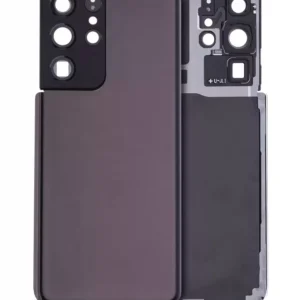 Capac Spate Sticla Samsung Galaxy S21 Ultra AMPlus (No Logo) (Phantom Brown)