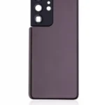 Capac Spate Sticla Samsung Galaxy S21 Ultra AMPlus (No Logo) (Phantom Brown) – imaginea 3